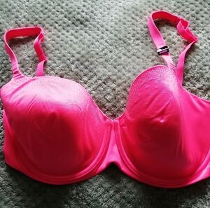 La SENZA Pink Underwire Bra with Adjustable Straps